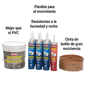 Kit de Reparación para Techos 15'