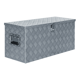 Caja de aluminio diamantado cerradura con llave