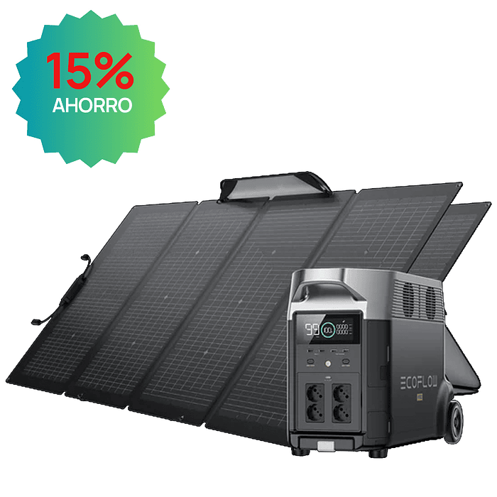 Kit Solar EcoFlow Delta Pro + Panel Plegable 220W 2