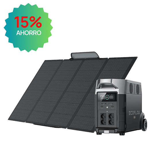 Kit Solar Delta Pro + Panel Plegable 400W