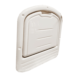 Lavamanos abatible a muro con grifería ducha para camper, casa rodante o motorhome