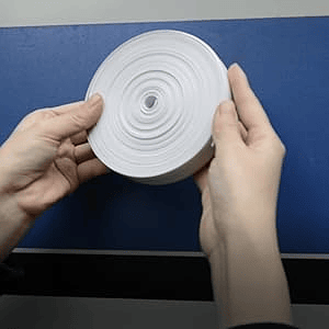 Moldura de goma blanca para sello esquinas casa rodante (1 pulgada x 25 pies)