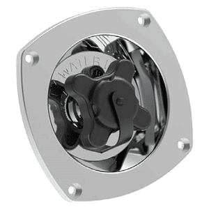 Entrada de Agua Ciudad con regulador de presión cromada