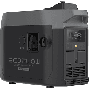 ECOFLOW Smart Generator 1800W (Dual Fuel), alimentación por gasolina y GLP