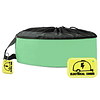 Bolso organizador, impermeable, con etiqueta de identificación tamaño mediano color verde