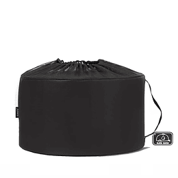 Bolso organizador, impermeable, con etiqueta de identificación tamaño grande color negro