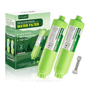 Pack de 2 filtros de agua para casa rodante