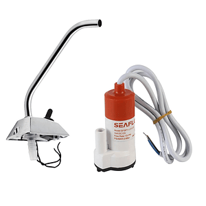 Pack bomba sumergible 12L + Grifo con switch 12V