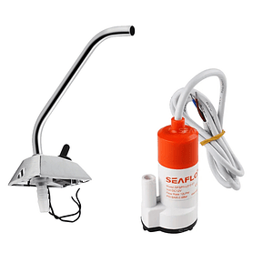 Pack bomba sumergible 16L + Grifo con switch 12V