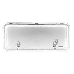 Puerta de bodega 745x295mm para casa rodante y motorhome blanca