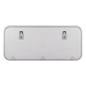 Puerta de bodega 745x295mm para casa rodante y motorhome blanca