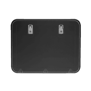 Puerta de bodega 572x507mm para casa rodante y motorhome negra