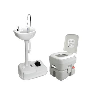 Conjunto de Baño Portátil 1320T + Lavamanos Portátil