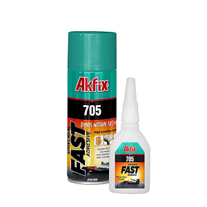 Adhesivo rápido Akfix 705 Universal Fast Adhesive 400ml + 125gr