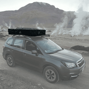 Cobertor de viaje PVC negro serie Patagon (140, 160, 190)