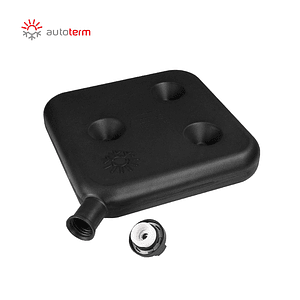 Estanque de combustible negro con kit de instalación 10 litros