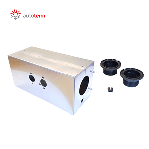 Caja de montaje acero inoxidable para calefactor Air2D