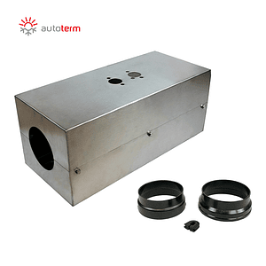 Caja de montaje acero inoxidable para calefactor Air4D
