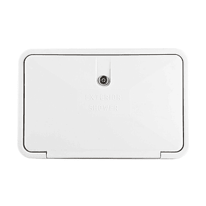 Ducha exterior blanca para casa rodante, carro offroad, motorhome