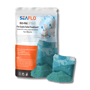 Bio-Pak Sealfo Kit de 10 sachets disgregantes biodegradables para baño químico