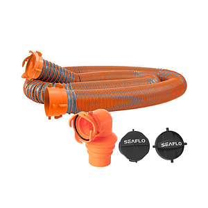 Kit para drenaje Seaflo para aguas negras o servidas 20ft (6,10mts) naranjo en TPE