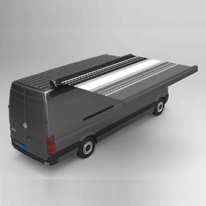 Repuesto toldo sobretecho sujetador pata de apoyo negro