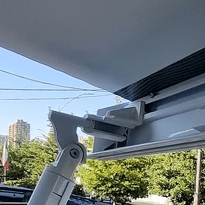 Repuesto toldo guía para pata de apoyo blanca (par)