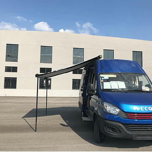 Repuesto toldo guía para pata de apoyo negra (par)