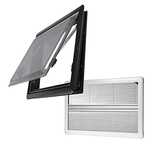 Ventana Ranger 500x350mm casa rodante esquinas rectas