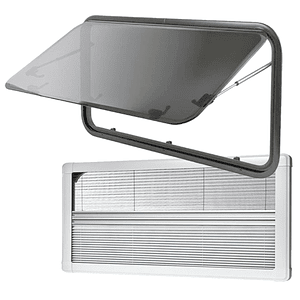 Ventana Ranger 1450x550mm casa rodante esquinas redondeadas