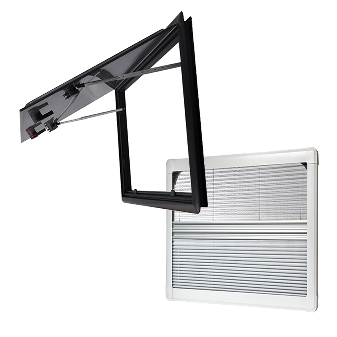 Ventana Ranger 500x550mm casa rodante esquinas rectas 1