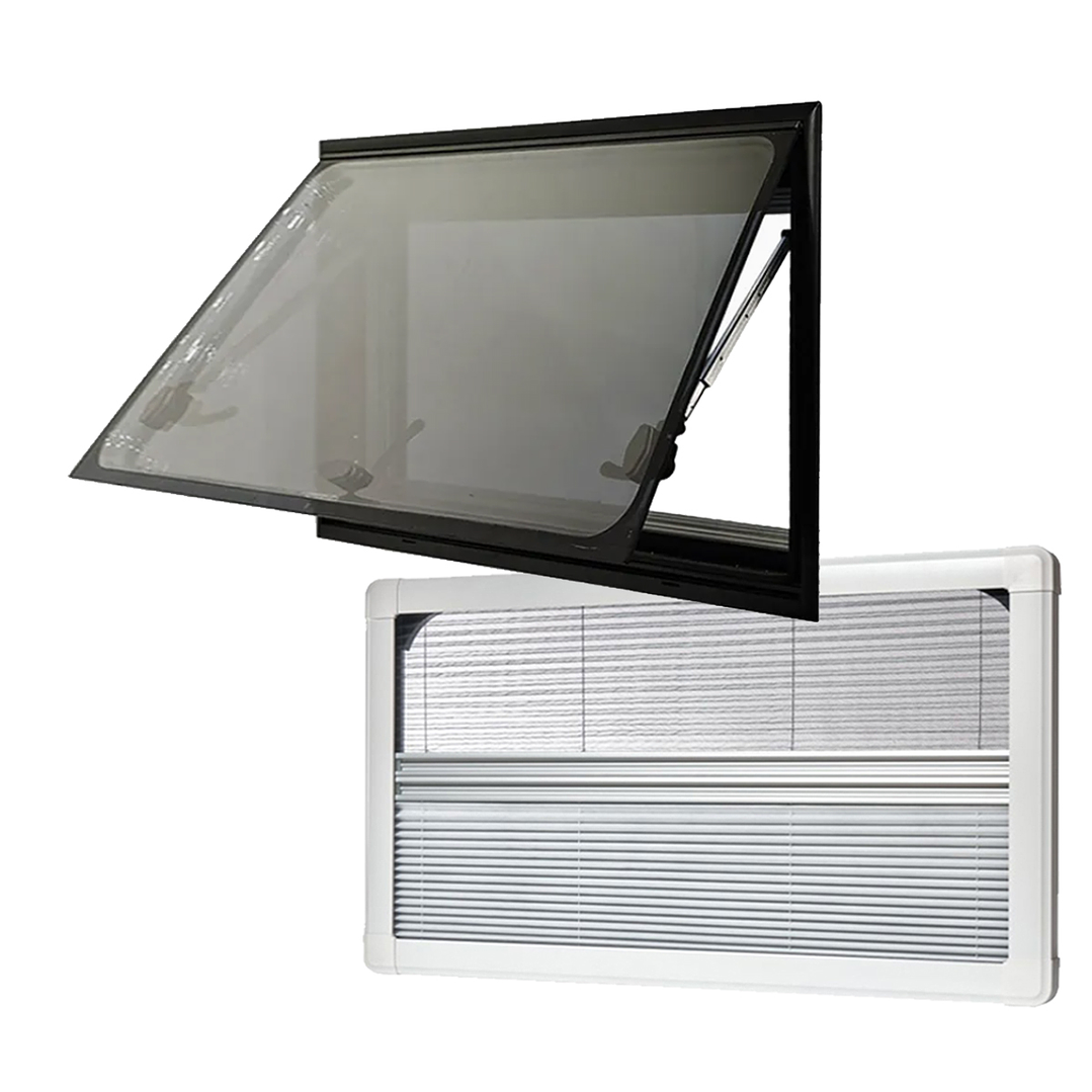 Ventana Ranger 900x500mm casa rodante esquinas rectas 1