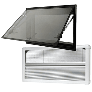 Ventana Ranger 1450x550mm casa rodante esquinas rectas
