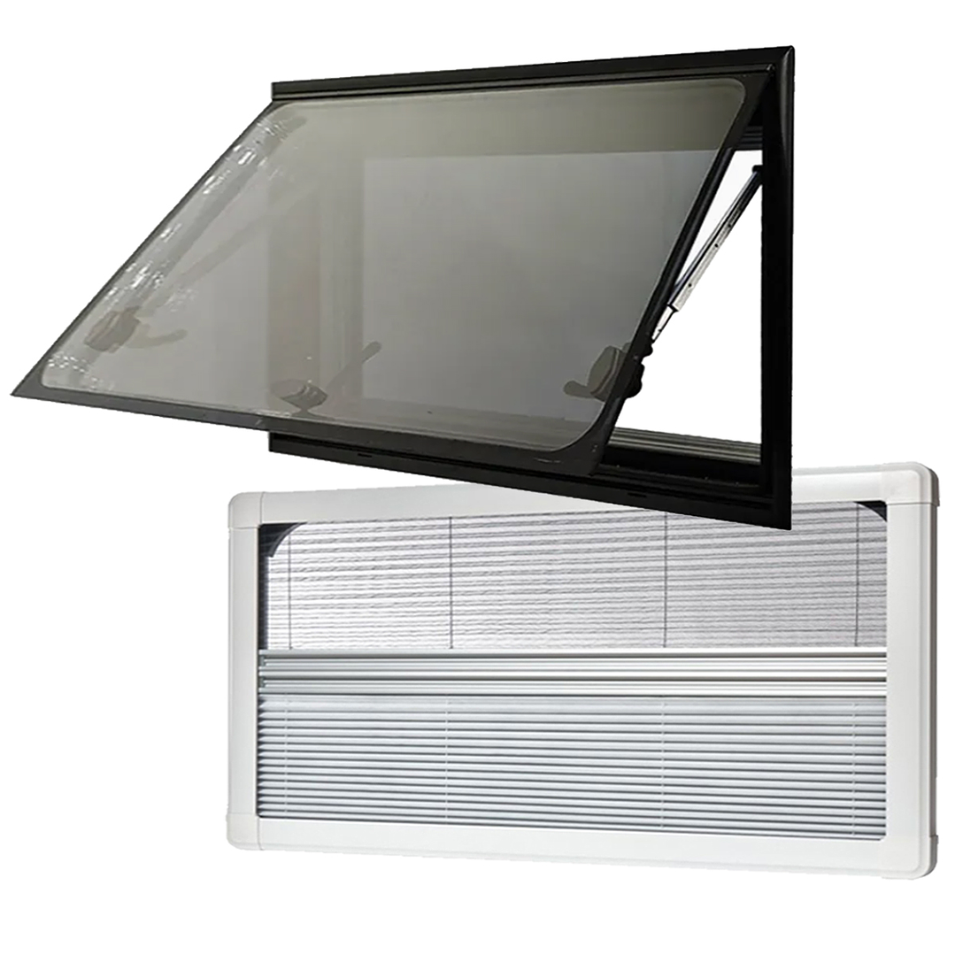 Ventana Ranger 1450x550mm casa rodante esquinas rectas 1