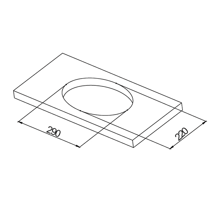 Lavatorio o lavacopas ovalado de acero inoxidable para mini camper, casa rodante, motorhome 4