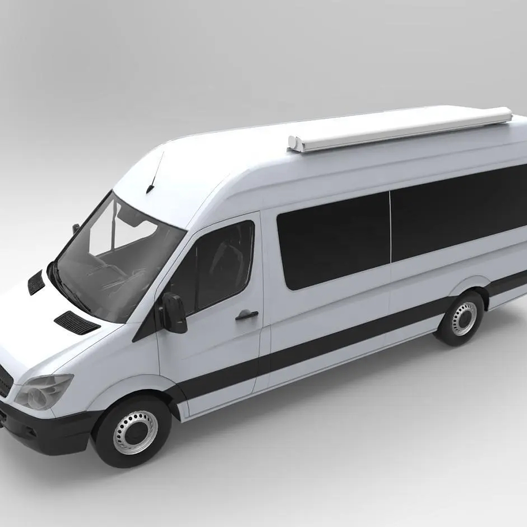 Toldo sobre techo cassette 3.00x2.50 mts blanco 2