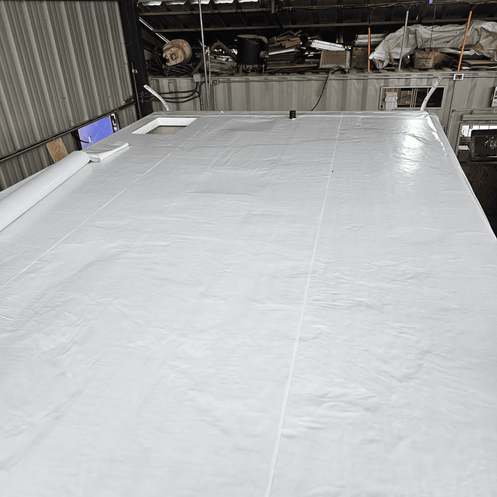 Membrana de butilo PVDF fluorocarbono para techo RV 5