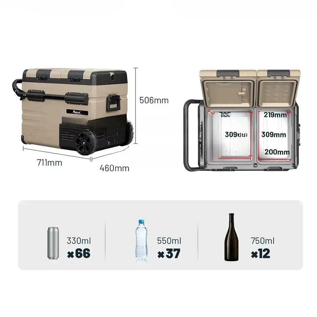 Refrigerador/Freezer Bizona portátil Alpicool TAW45 12-220V 45 litros con batería 8