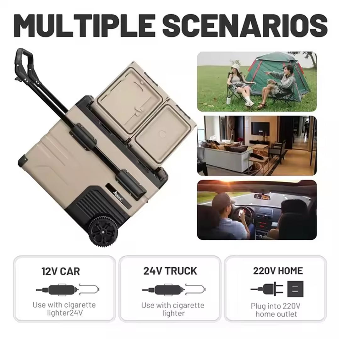 Refrigerador/Freezer Bizona portátil Alpicool TAW45 12-220V 45 litros con batería 9