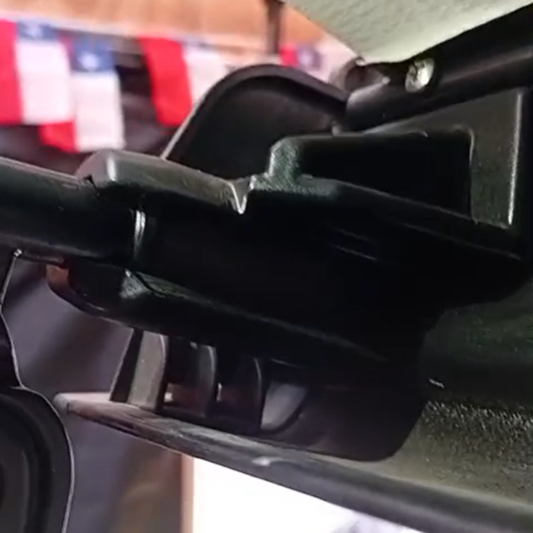 Repuesto derecho toldo guía para pata de apoyo negra (unitario) 2