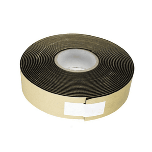 Cinta autoadhesiva de espuma elastomérica para uniones y remates