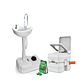 Conjunto de Baño Portátil Seaflo 20L + Lavamanos Portátil + PowerPod Green - Miniatura 1