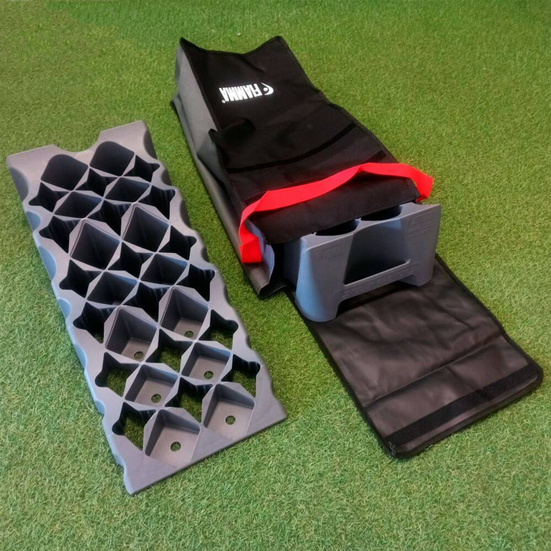 Kit niveladores Fiamma Premium para alta carga con 3 alturas y bolso de transporte 5ton 4