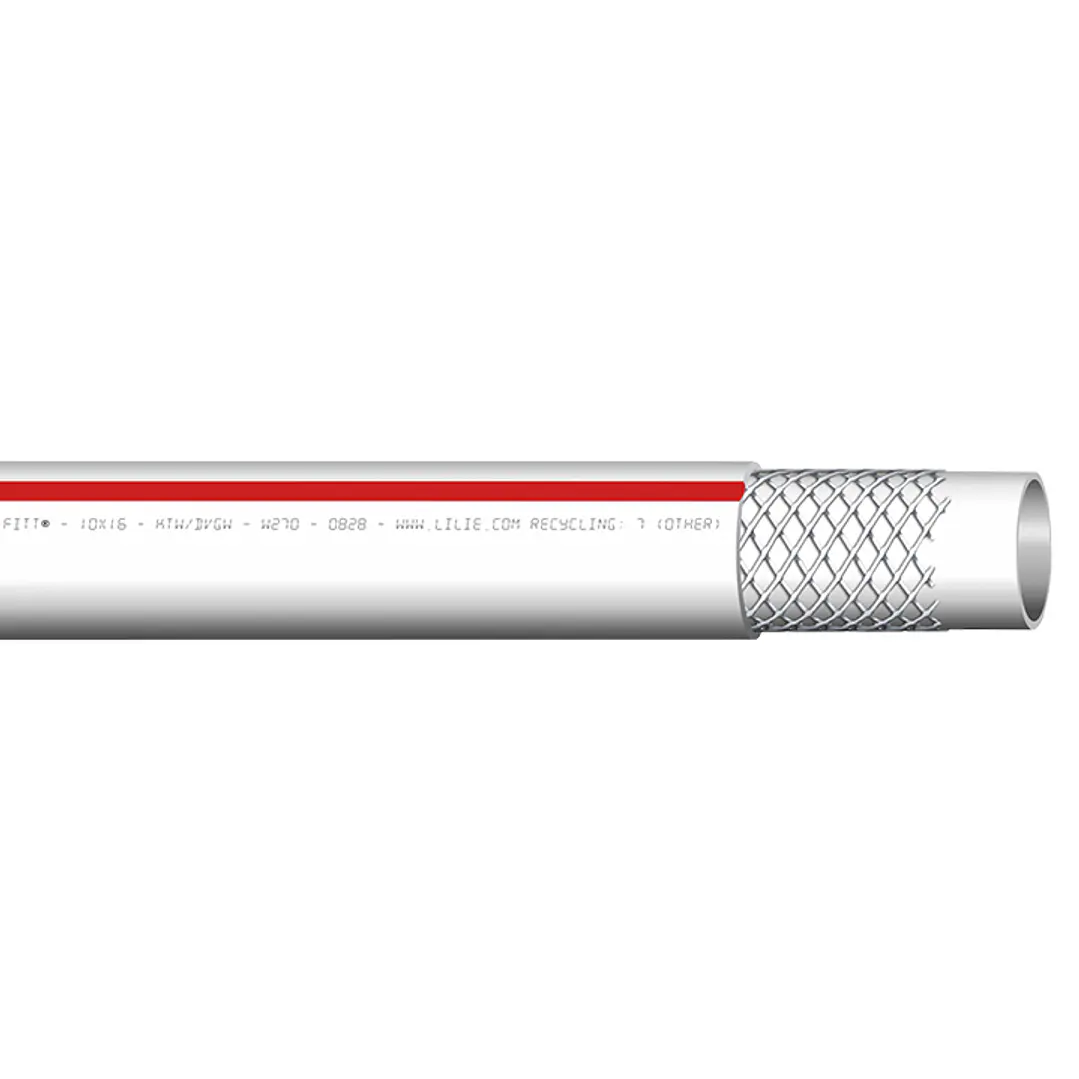 Manguera para agua caliente Ø10mm/Ø16mm 4 metros con abrazaderas de resorte 3