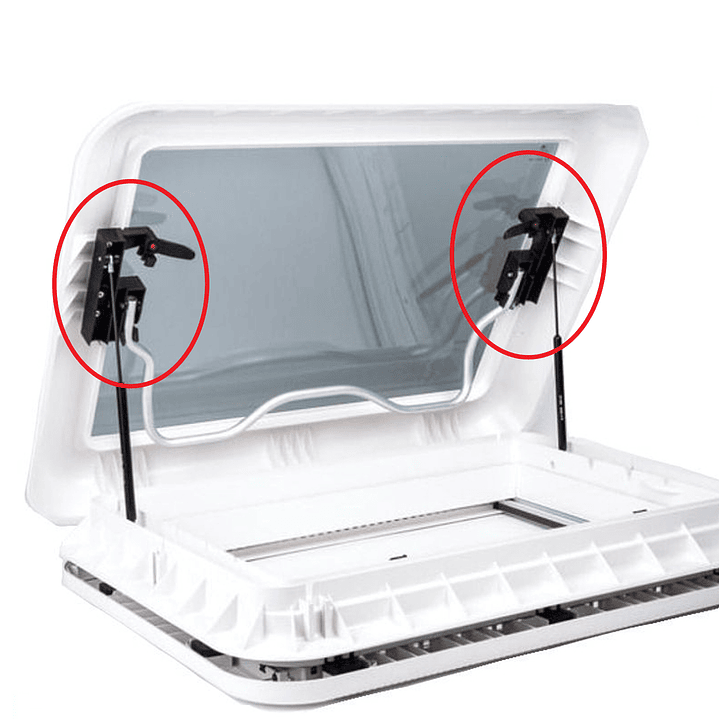 Pestillos (par) para claraboyas Ranger 450x400 y 700x500mm 2