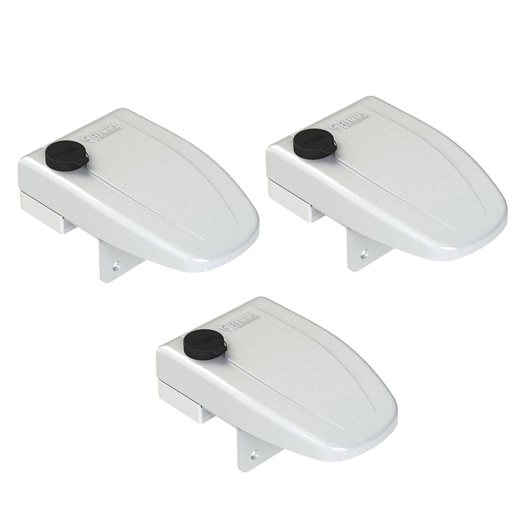 Set de 3 Cerraduras Fiamma Safe Door Frame misma llave 1
