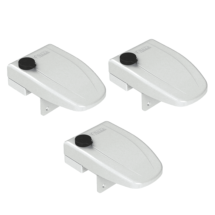 Set de 3 Cerraduras Fiamma Safe Door Frame misma llave 1