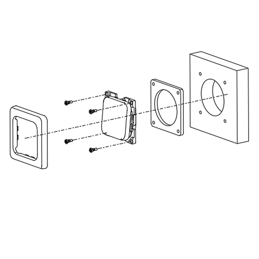 Interruptor simple doble tiro SPDT on/off negro bajo perfil 250V 16A 3