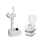 Conjunto de Baño Portátil Thetford 21L + Lavamanos Portátil ViveCampers - Miniatura 1