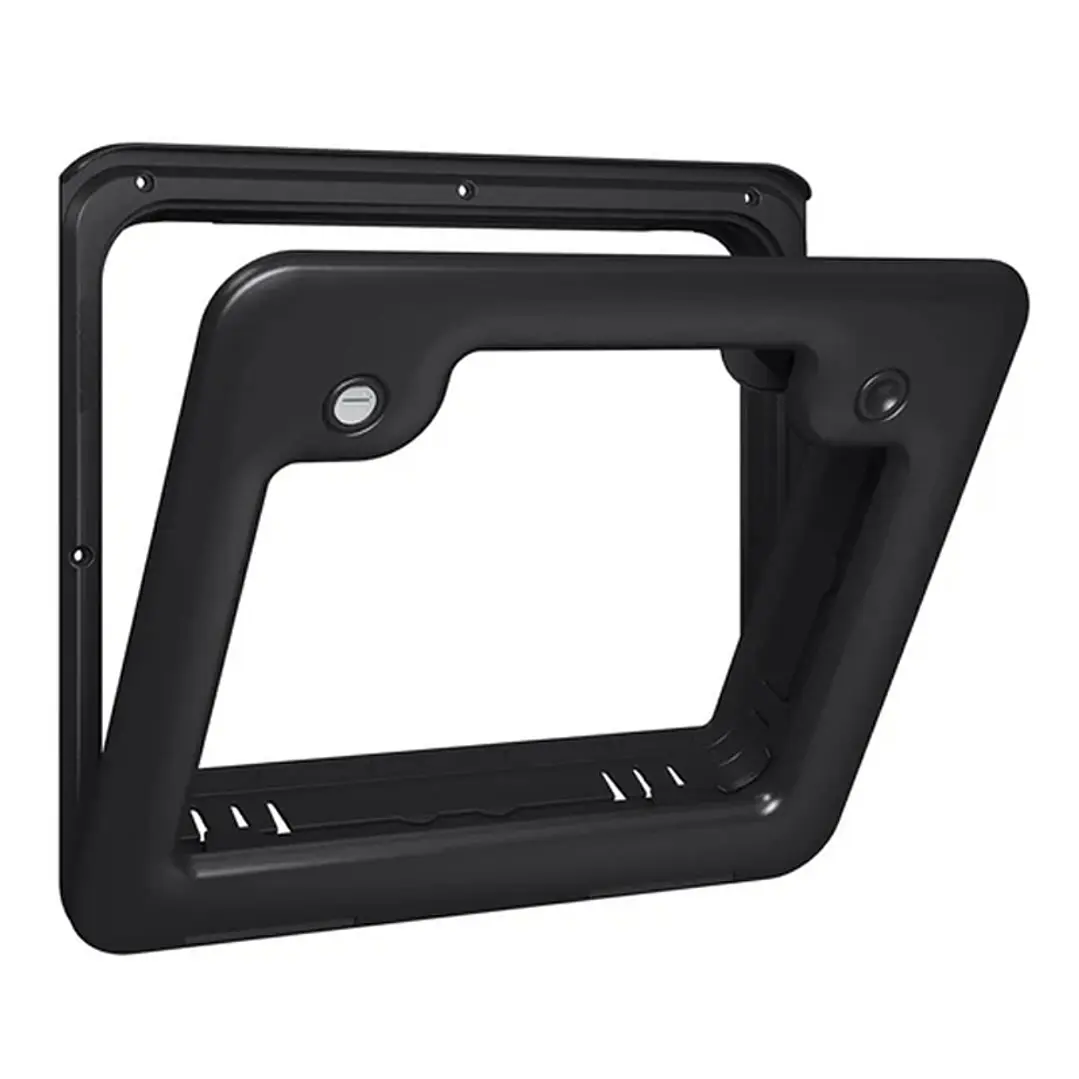 Puerta para baño cassette Thetford negra 1